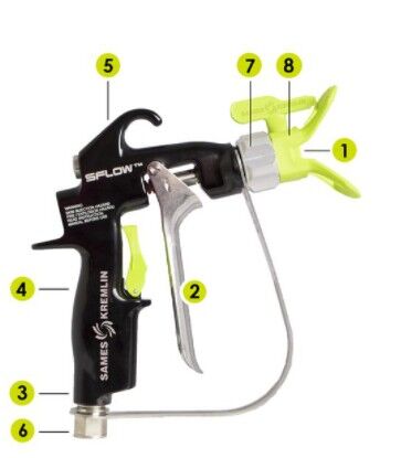 Sames Kremlin SFLOW™ 275 & 470 SAMES KREMLIN Airless-Spritzpistole SFLOW™ 275 & 450 - Image 1